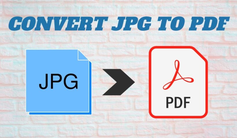 How to Change JPG to Pdf free?