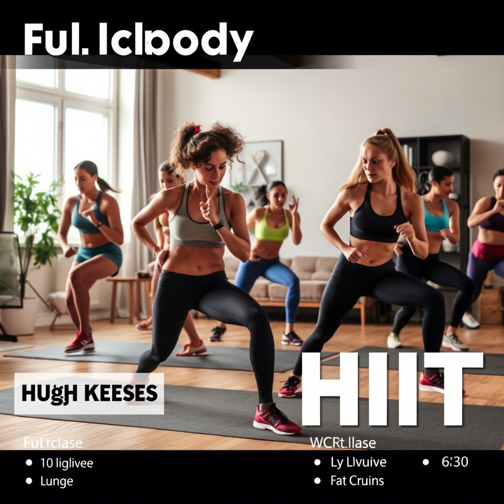 Full-Body HIIT Workout to Burn Belly Fat (No Equipment Needed)