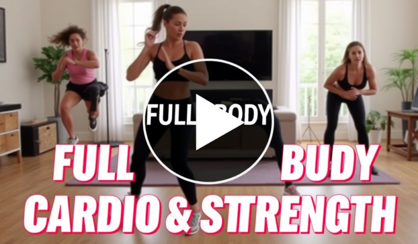 Full-Body At-Home Cardio & Strength Workout DAY 2